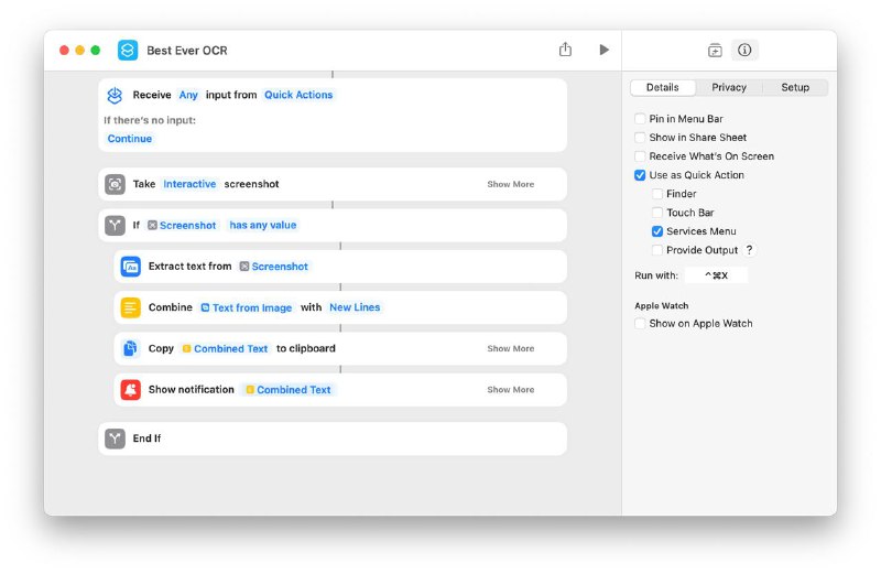 MacOS 上最好用的截屏 OCR 工具，刚才5分钟手写的，免费，支持所有语言