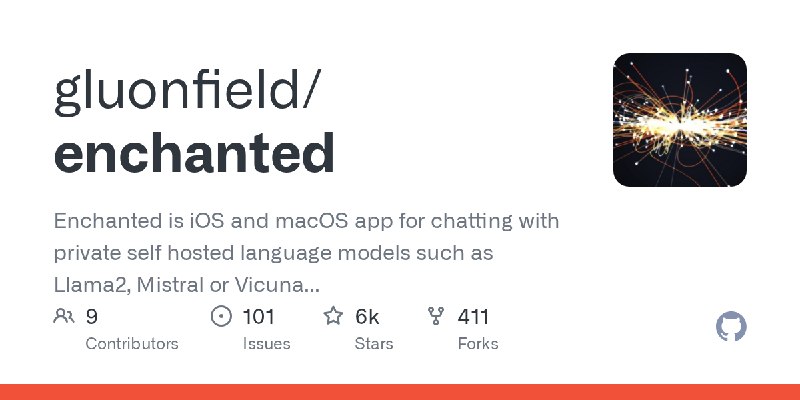 GitHub - gluonfield/enchanted: Enchanted is iOS and macOS app for chatting with private self hosted language models such as Llama2…