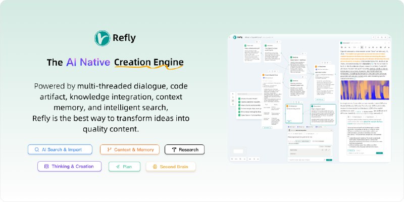GitHub - refly-ai/refly: The first open-source agent skills builder. Define skills by vibe workflow, run on Claude Code, Cursor…
