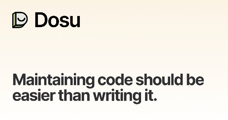 Dosu | AI knowledge base and documentation automation for engineering teams.