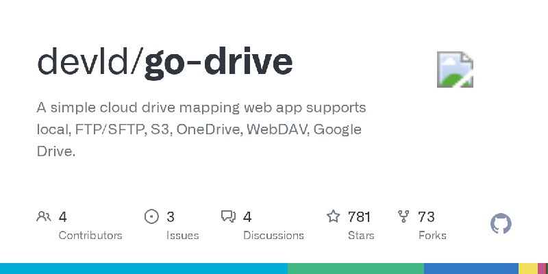 GitHub - devld/go-drive: A simple cloud drive mapping web app supports local, FTP/SFTP, S3, OneDrive, WebDAV, Google Drive.