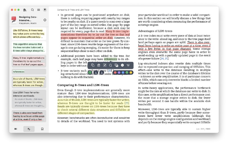开源了一个跨平台 EPUB 阅读软件 Readest，使用 Tauri v2 和 Next.js 15 开发Readest 📚给大家推荐一款全新的开源电子书阅读器 —— Readest，专为追求沉浸式深度阅读体验的用户打造！ Readest 是经典阅读器 Foliate 的现代化重写版，使用了最新技术栈 Next.js 15 和 Tauri v2 ，支持 macOS 、Windows 、Linux 和 Web 平台，未来还将支持 iOS 和 Android 