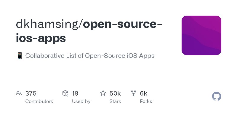 GitHub - dkhamsing/open-source-ios-apps: :iphone: Collaborative List of Open-Source iOS Apps