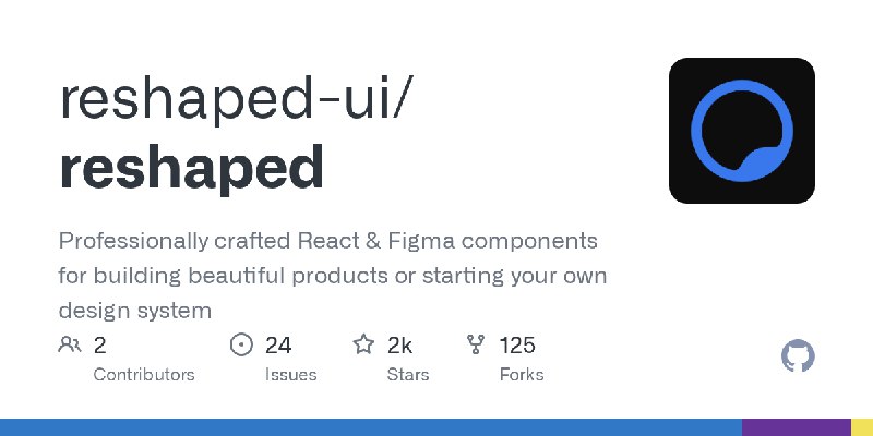 GitHub - reshaped-ui/reshaped: Professionally crafted React & Figma components for building beautiful products or starting your…