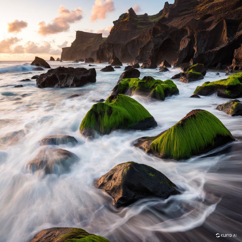 #Bing_Wallpaper圣皮埃尔的魔鬼角，留尼汪岛上的神秘海岸线，展现出大自然力量与诡异美感的交织