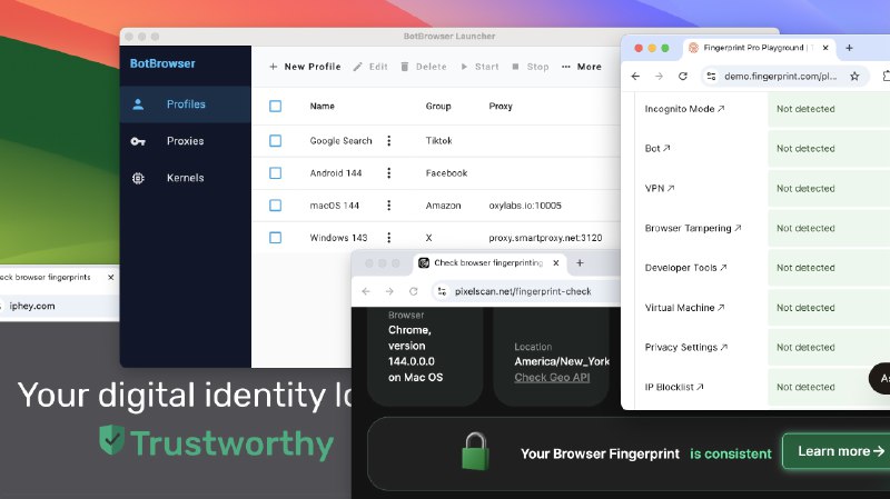 GitHub - botswin/BotBrowser: Advanced Privacy Browser Core with Unified Fingerprint Defense: Cloudflare, Akamai, Kasada, Shape…