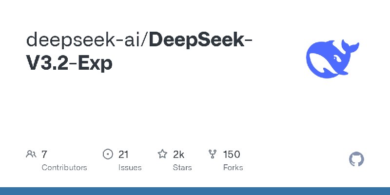 GitHub - deepseek-ai/DeepSeek-V3.2-Exp