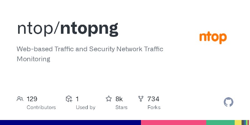 GitHub - ntop/ntopng: Web-based Traffic and Security Network Traffic Monitoring