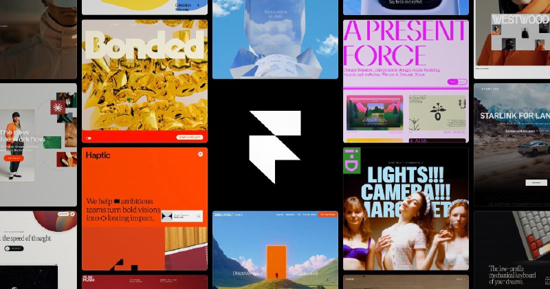 Framer: Create a professional website, free. No code website builder loved by designers.