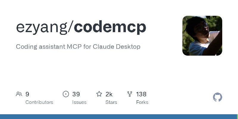GitHub - ezyang/codemcp: Coding assistant MCP for Claude Desktop
