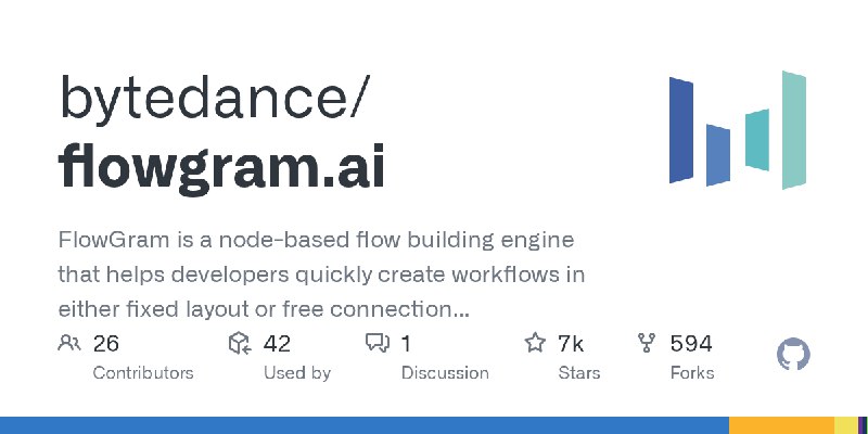 GitHub - bytedance/flowgram.ai: FlowGram is a node-based flow building engine that helps developers quickly create workflows in…