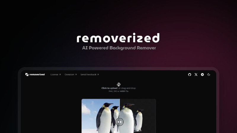Removerized - 在线免费 AI 图像背景去除