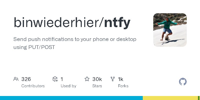 GitHub - binwiederhier/ntfy: Send push notifications to your phone or desktop using PUT/POST