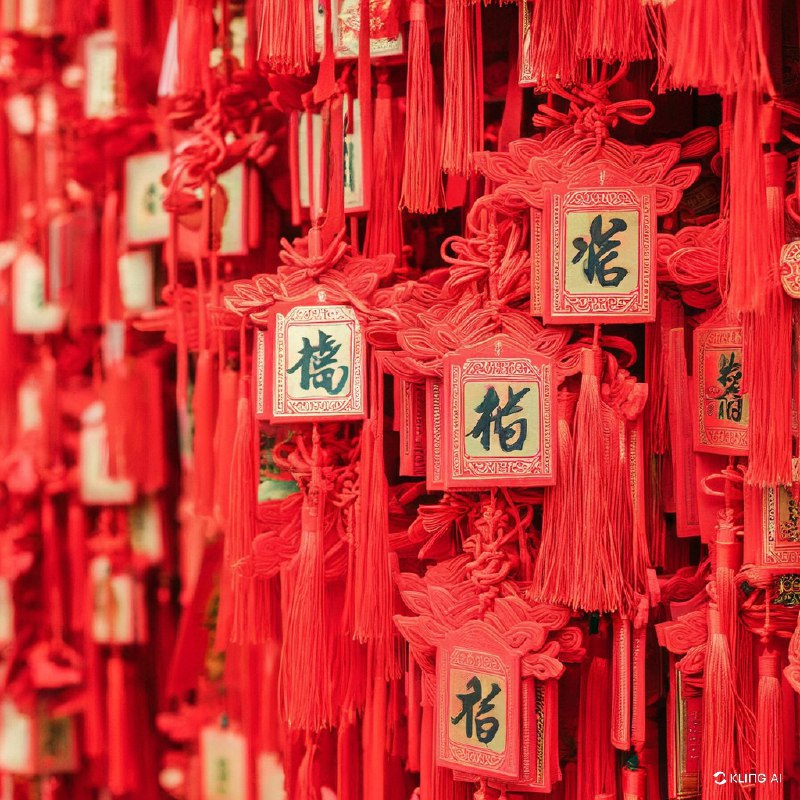 #Bing_Wallpaper"江苏省南京夫子庙里充满活力和沉浸感的新年祝福场景