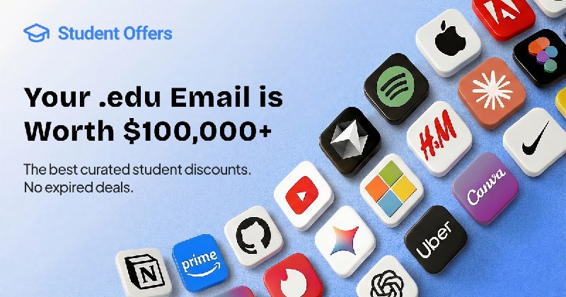 Student Offers - Your .edu Email is Worth $100,000+
