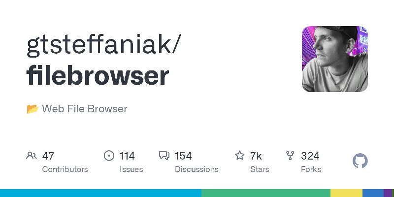 GitHub - gtsteffaniak/filebrowser: 📂 Web File Browser