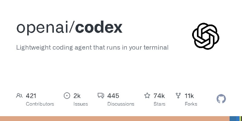 GitHub - openai/codex: Lightweight coding agent that runs in your terminal