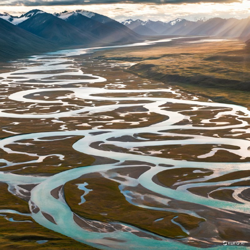 河流的狂野舞蹈温德河，布鲁克斯山脉，北极国家野生动物保护区，阿拉斯加州，美国河流的狂野舞蹈温德河，布鲁克斯山脉，北极国家野生动物保护区，阿拉斯加州，美国