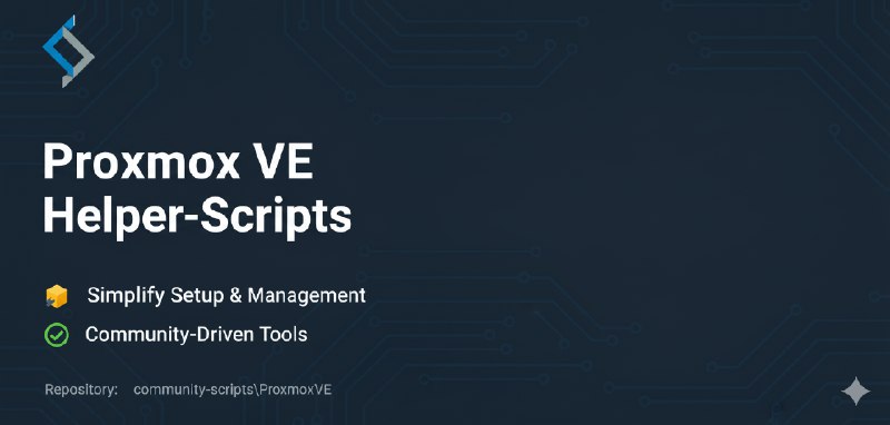 GitHub - community-scripts/ProxmoxVE: Proxmox VE Helper-Scripts (Community Edition)