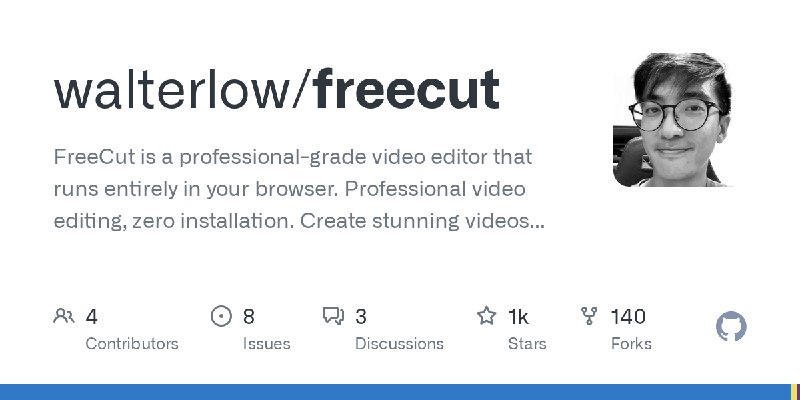 GitHub - walterlow/freecut: FreeCut is a professional-grade video editor that runs entirely in your browser. Professional video…