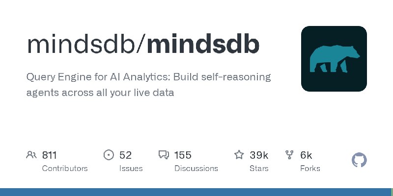 GitHub - mindsdb/mindsdb: Query Engine for AI Analytics: Build self-reasoning agents across all your live data