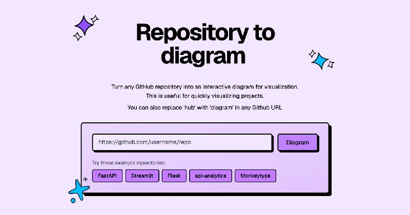 GitDiagram - Repository to Diagram in Seconds