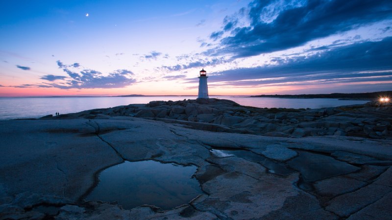 🖼 海边的宁静#Bing_Wallpaper海边的宁静佩吉角灯塔, 大西洋海岸, 新斯科舍省, 加拿大 (© Prashanth Bala/Shutterstock)4K | 1080P