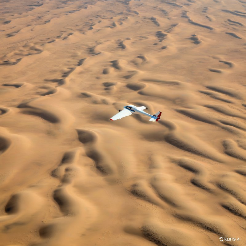 #Bing_Wallpaper“俯瞰广袤的纳米比亚沙漠，这片金色的沙丘延绵不绝，其复杂的纹理与流畅的图案由风塑造