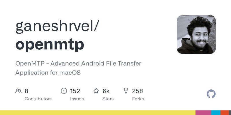 GitHub - ganeshrvel/openmtp: OpenMTP  - Advanced Android File Transfer Application for macOS