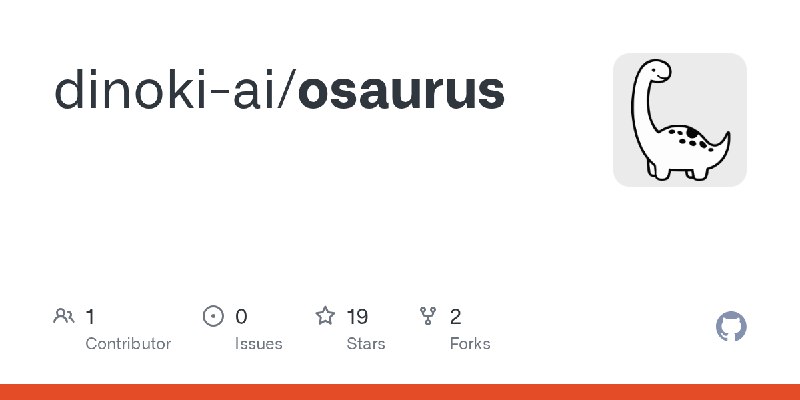 GitHub - dinoki-ai/osaurus