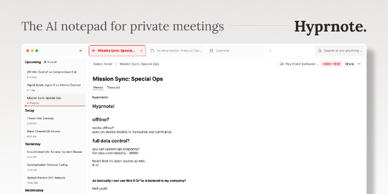 GitHub - fastrepl/char: AI notepad for meetings