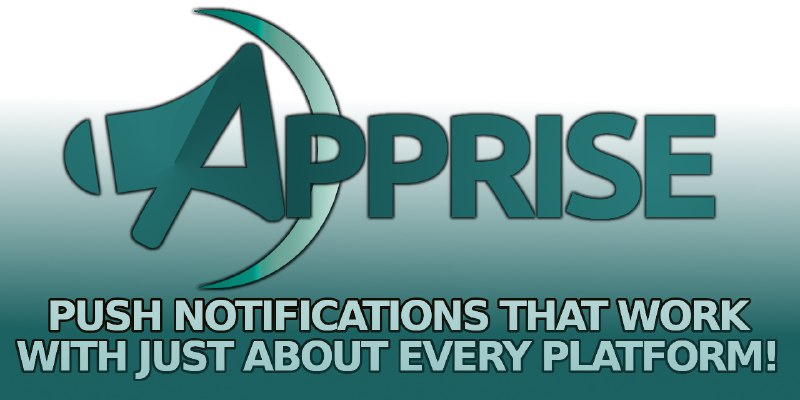 GitHub - caronc/apprise: Apprise - Push Notifications that work with just about every platform!