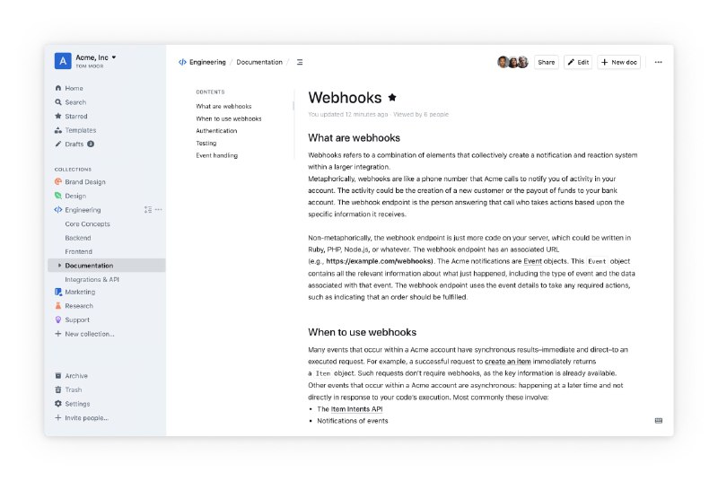 Outline - 开源多人在线协作知识库应用