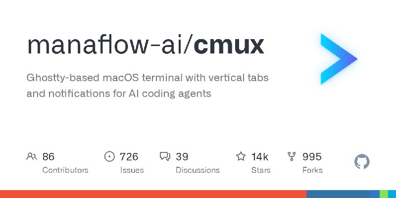 GitHub - manaflow-ai/cmux: Ghostty-based macOS terminal with vertical tabs and notifications for AI coding agents