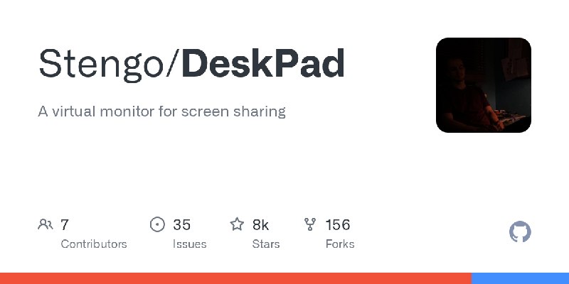 GitHub - Stengo/DeskPad: A virtual monitor for screen sharing