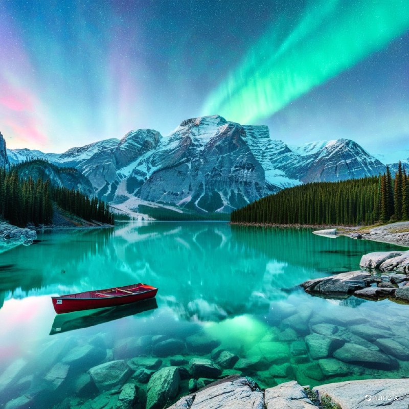 #Bing_Wallpaper贾斯珀国家公园玛琳湖的空灵景色，加拿大的精灵岛被宁静的、清澈透亮的湖水环绕，湖面倒映出巍峨覆雪的洛基山脉