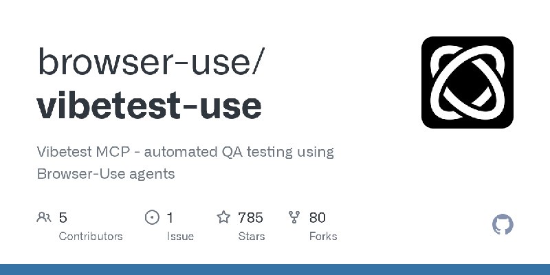 GitHub - browser-use/vibetest-use: Vibetest MCP - automated QA testing using Browser-Use agents