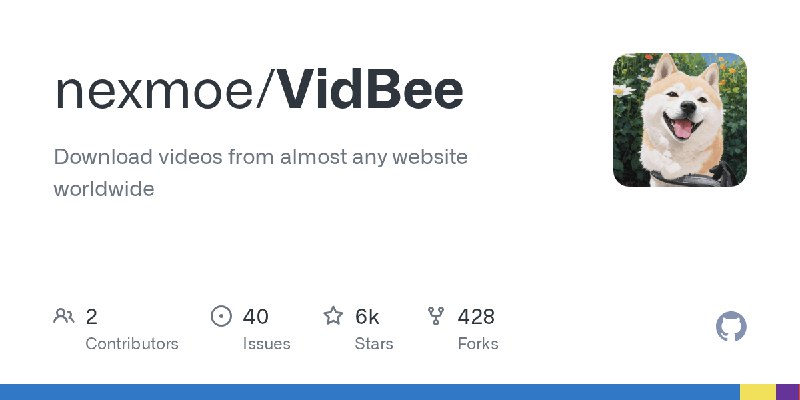 GitHub - nexmoe/VidBee: Download videos from almost any website worldwide