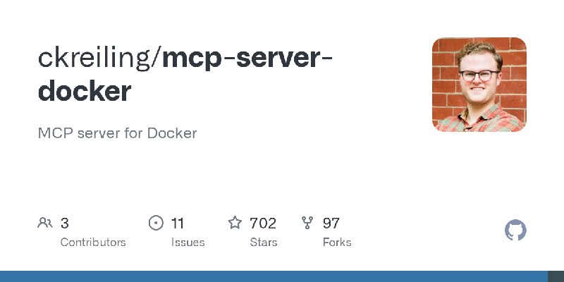 GitHub - ckreiling/mcp-server-docker: MCP server for Docker