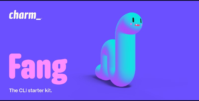 GitHub - charmbracelet/fang: The CLI starter kit