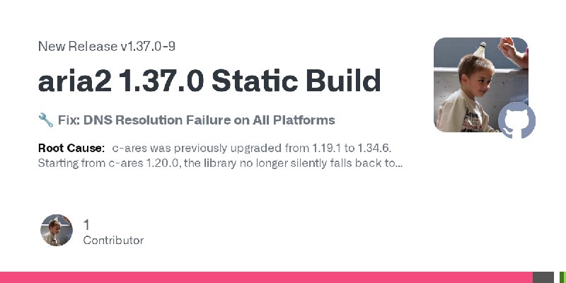 Release aria2 1.37.0 Static Build · AnInsomniacy/aria2-builder