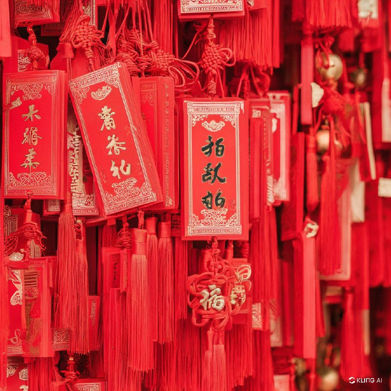 #Bing_Wallpaper"江苏省南京夫子庙里充满活力和沉浸感的新年祝福场景