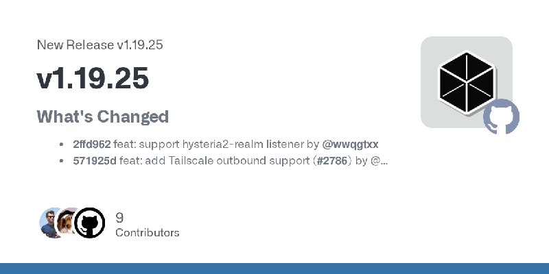 Release v1.19.25 · MetaCubeX/mihomo