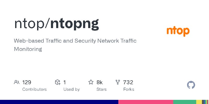 GitHub - ntop/ntopng: Web-based Traffic and Security Network Traffic Monitoring