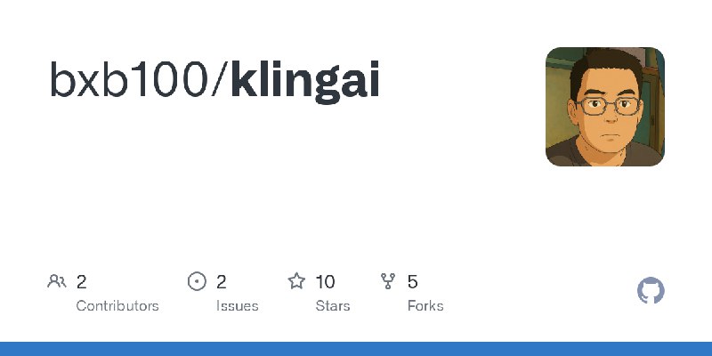 GitHub - bxb100/klingai