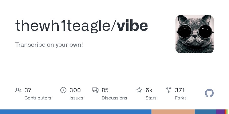 GitHub - thewh1teagle/vibe: Transcribe on your own!