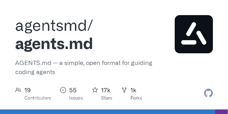 GitHub - agentsmd/agents.md: AGENTS.md — a simple, open format for guiding coding agents