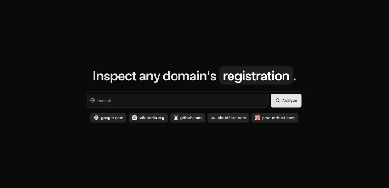 GitHub - jakejarvis/domainstack.io: 🧰 All-in-one domain name intelligence