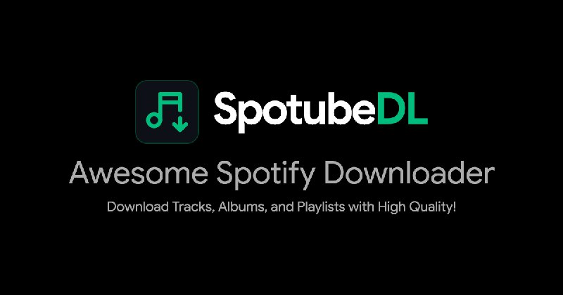 SpotubeDL — Awesome Spotify Downloader