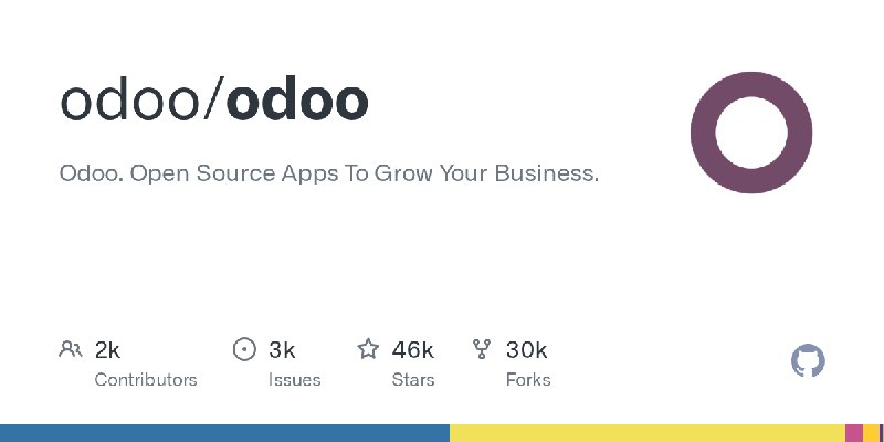 GitHub - odoo/odoo: Odoo. Open Source Apps To Grow Your Business.